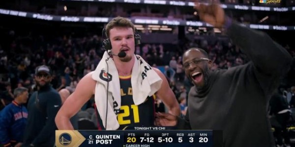 勇士又造2米13中锋奇兵：轰5记三分变库里挡拆绝配